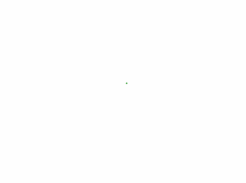RRT 算法在二维空间中随机采样探索路径的动画